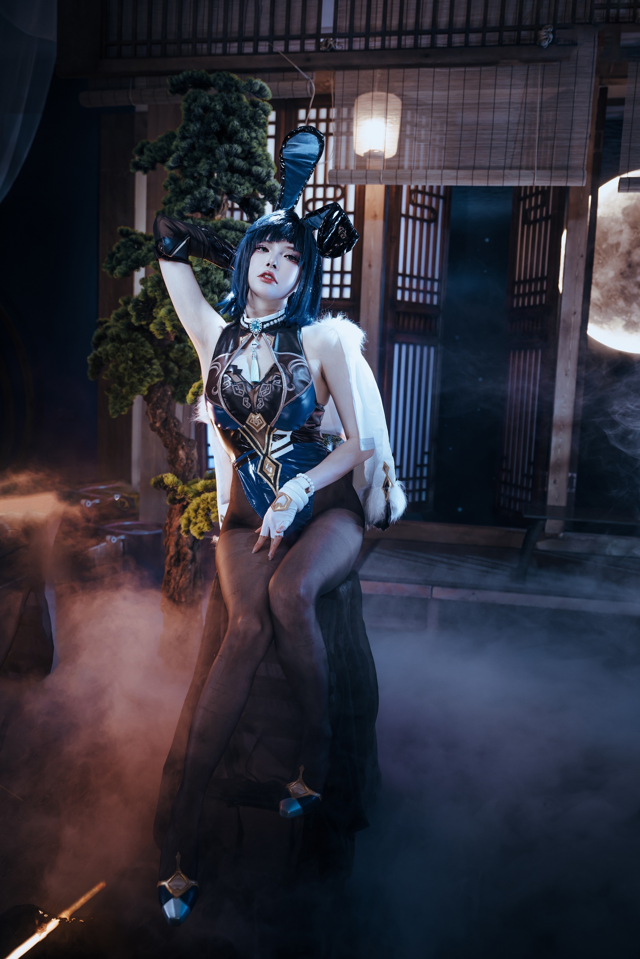 秋和柯基 - NO.116  夜兰 兔女郎[92P]-XikXak
